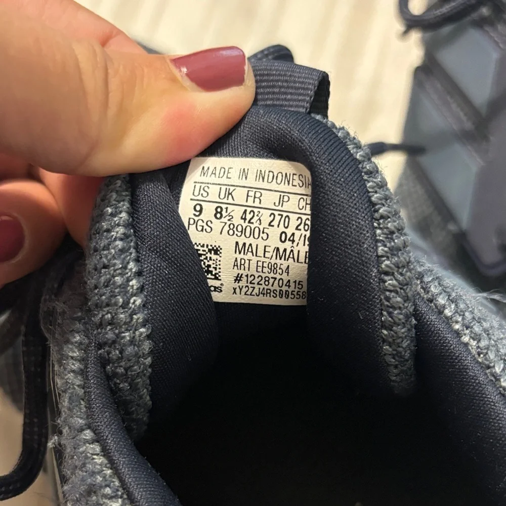 Adidas Dark Blue Athletic Shoes
